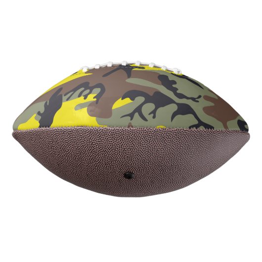 Gele en bruine camouflage, leger, leger american football (Gedraaid 270)