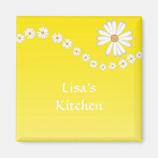 Gele en Daisy Magnet Magneet