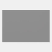 Gele en grijze pokadots inpakpapier vel (Voorkant 3)