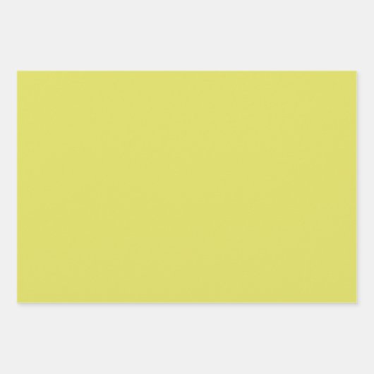 Gele en grijze pokadots inpakpapier vel (Voorkant 2)