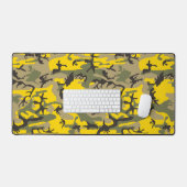 Gele en groene camouflage, leger, leger bureaumat (Keyboard & Muis)
