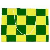 Gele en groene controleurs groot cadeauzakje (Achterkant)