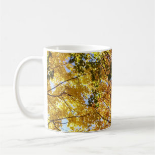 Gele en groene Herfst Koffiemok