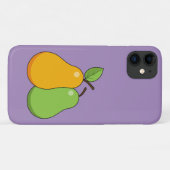 Gele en groene peren Case-Mate iPhone case (Achterkant (horizontaal))