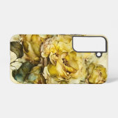 Gele en Groene ReuzenRozen Samsung Galaxy Hoesje (Achterkant horizontaal)