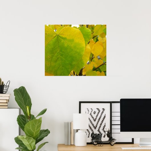 Gele en groene robots poster (Thuiskantoor)