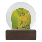 Gele en groene robots sneeuwbol (Achterkant)