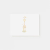 Gele en oranje cartoon giraffe post-it® notes (Voorkant)