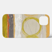 Gele en Oranje cirkels op Multicolored Achtergrond Case-Mate iPhone Case (Achterkant (horizontaal))