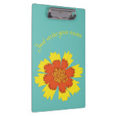 Gele en oranje koreopsis bloem klembord (Rechts)