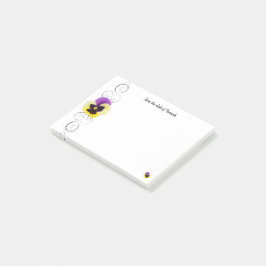 Gele en Paarse gepersonaliseerde notities Post-it® Notes