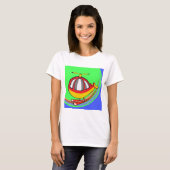 Gele en rode helikopter t-shirt (Voorkant volledig)