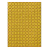 Gele en rode  Kaleidoscoop Tafelkleed (Voorkant)