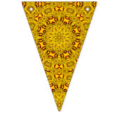 Gele en rode  Kaleidoscoop Vlaggetjes (Tweede vlag)