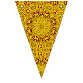 Gele en rode  Kaleidoscoop Vlaggetjes (Eerste vlag)