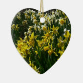 Gele en witte deffodils Spring Flowers Keramisch Ornament (Rechts)