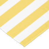 Gele en witte dekletjes tafelkleed (Gekanteld)