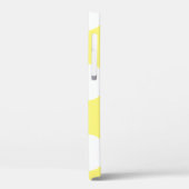 Gele en witte grote poka-hondentas Case-Mate iPhone case (Achterkant / Links)