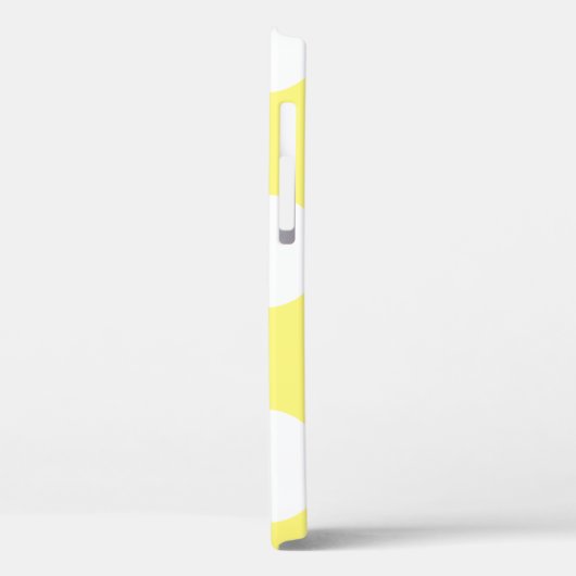 Gele en witte grote poka-hondentas Case-Mate iPhone case (Achterkant / Links)