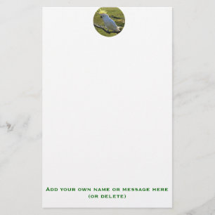 Gele en witte katkatoenpapegaai briefpapier