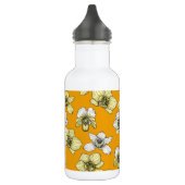 Gele en witte orchidee bloemen waterfles  (Links)