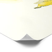 Gele en witte rozen poster (Hoek)