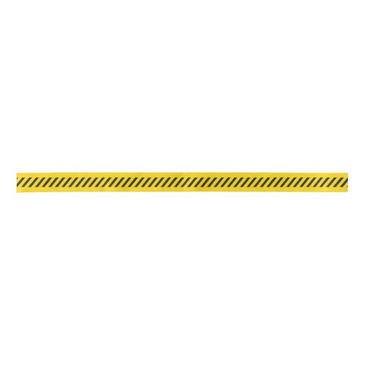 Gele en zwarte Chevron Caution Danger Tape Lint (Voorkant)
