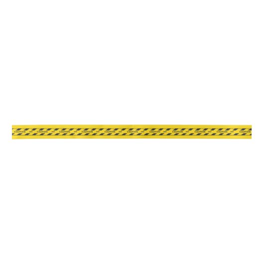 Gele en zwarte Chevron Caution Danger Tape Lint (Voorkant)