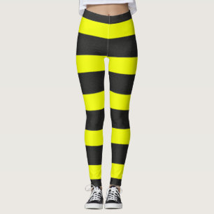 Gele en zwarte honingbijen geïnspireerd leggings