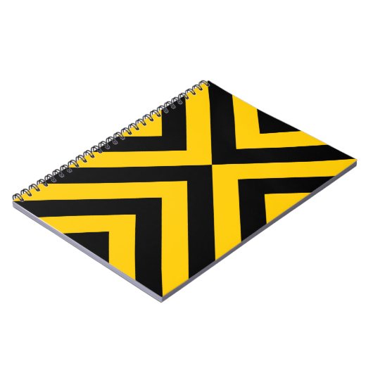 Gele en zwarte kazen notitieboek (Linkerzijde)