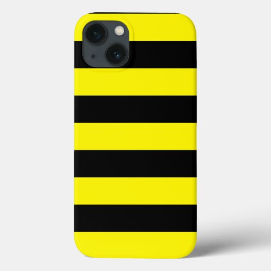 Gele en zwarte strepen Case-Mate iPhone case (Achterkant)