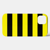 Gele en zwarte strepen Case-Mate iPhone case (Achterkant (horizontaal))