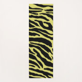 Gele en zwarte vingerafdrukken yogamat (Voorkant)