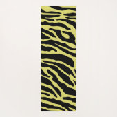 Gele en zwarte vingerafdrukken yogamat (Achterkant)