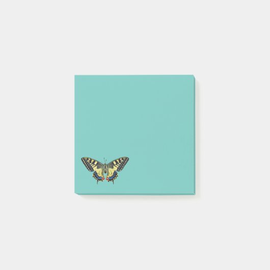 Gele en zwarte vlinder     post-it® notes (Voorkant)