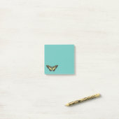 Gele en zwarte vlinder     post-it® notes (Op bureau)