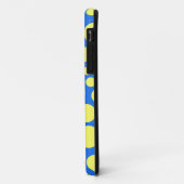 Gele erwten op een hemelsblauwe achtergrond Case-Mate iPhone case (Achterkant/links)
