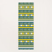 gele etnische aztec yogamat (Achterkant)