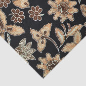 Gele exotische Floral Embroidery Decoupage Tissuepapier (Detail)