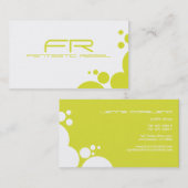 Gele Fantastische RebelVisitekaartjes Visitekaartje (Voorkant / Achterkant)