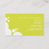 Gele Fantastische RebelVisitekaartjes Visitekaartje (Achterkant)