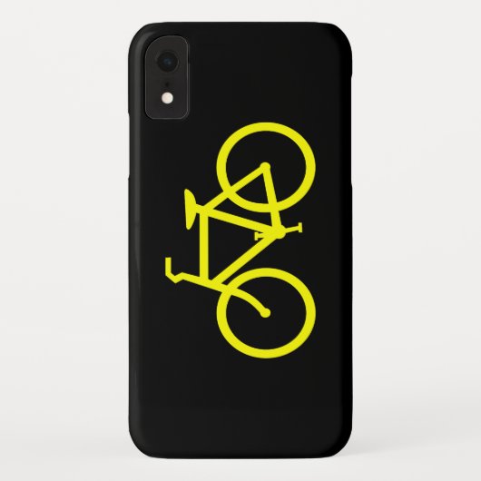 Gele Fiets Case-Mate iPhone Case (Achterkant)