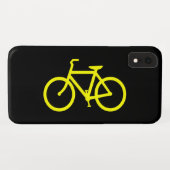 Gele Fiets Case-Mate iPhone Case (Achterkant (horizontaal))