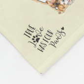 Gele fleece deken, groot 60" x 80" (Hoek)