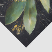 gele flessenborstel bloem ontkoppeling tissuepapier (Detail)