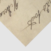 Gele Floral Butterflies Ephemera ontleedblad Tissuepapier (Detail)