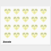 Gele Floral Wedding Stickers (Vel)
