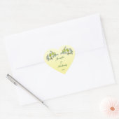 Gele Floral Wedding Stickers (Envelop)
