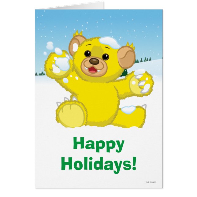 Gele fluffy Cub (Voorkant)