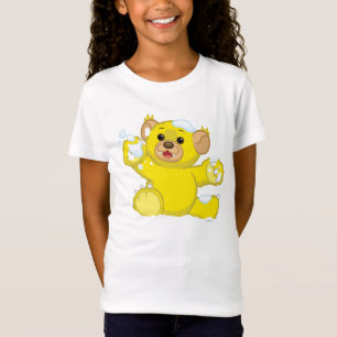 Gele fluffy Cub T-shirt